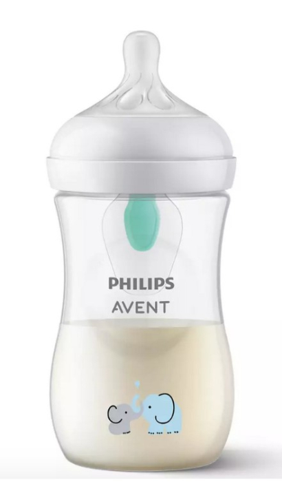 Philips AVENT / Бутылочка для кормления Natural Response с клапаном AirFree, 260 мл, пластик, SCY673/01